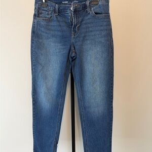Old Navy WOW Boyfriend Jeans Mid Rise Size 6 Blue Denim